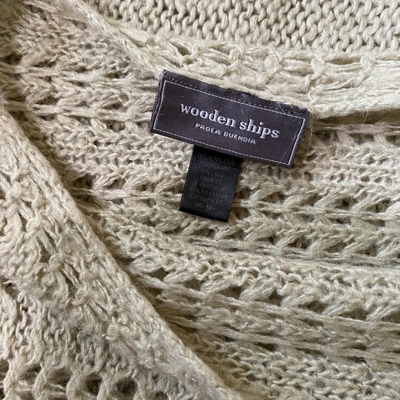 Wooden Ships Open Knit Sweater M/L - Picture 10 of 13